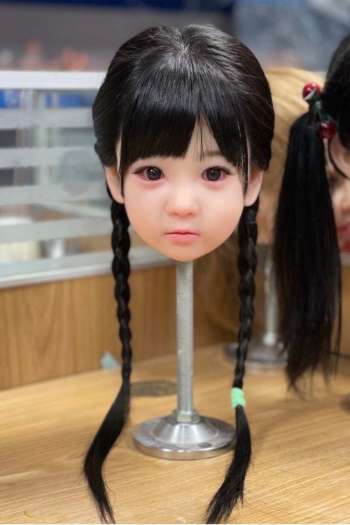 【国内検品済 新品未使用即納品】CATDOLL #Q 硬質シリコンヘッド 88CM 髪の毛の植毛【フルシリコン素材】