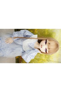 【中古】【初心者応援パック 中古美品】GUAVADOLL #DM03ソフトビニール製ヘッド 手描きメイク カスタム3Ｄ口OP 132cm バスト平