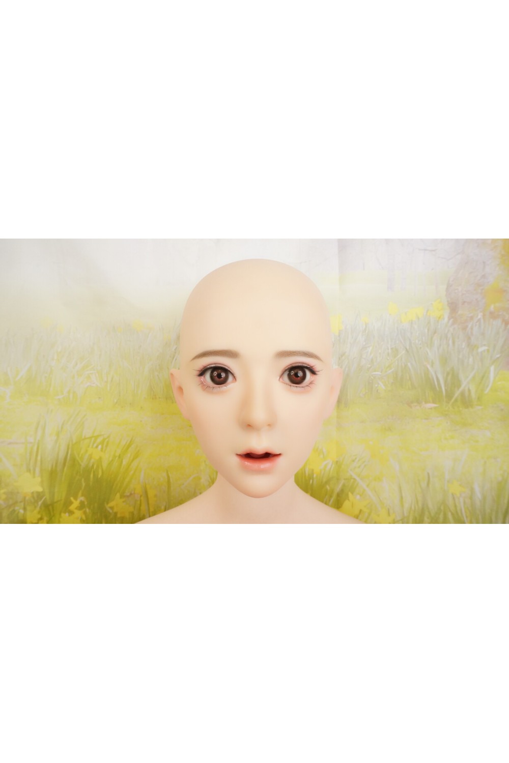 【中古】【O初心者応援パック 新古超美品ホール未使用品】蛍火日記 #琉璃（liuli） 硬めシリコンヘッド（口開閉機能あり、オーラル可能、眉毛と睫毛植毛付き） 151cm Aカップ 膣の吸弁機能: 外部ユニット式OP 【スーパーソフト版】【フルシリコン製】【オプション多数】