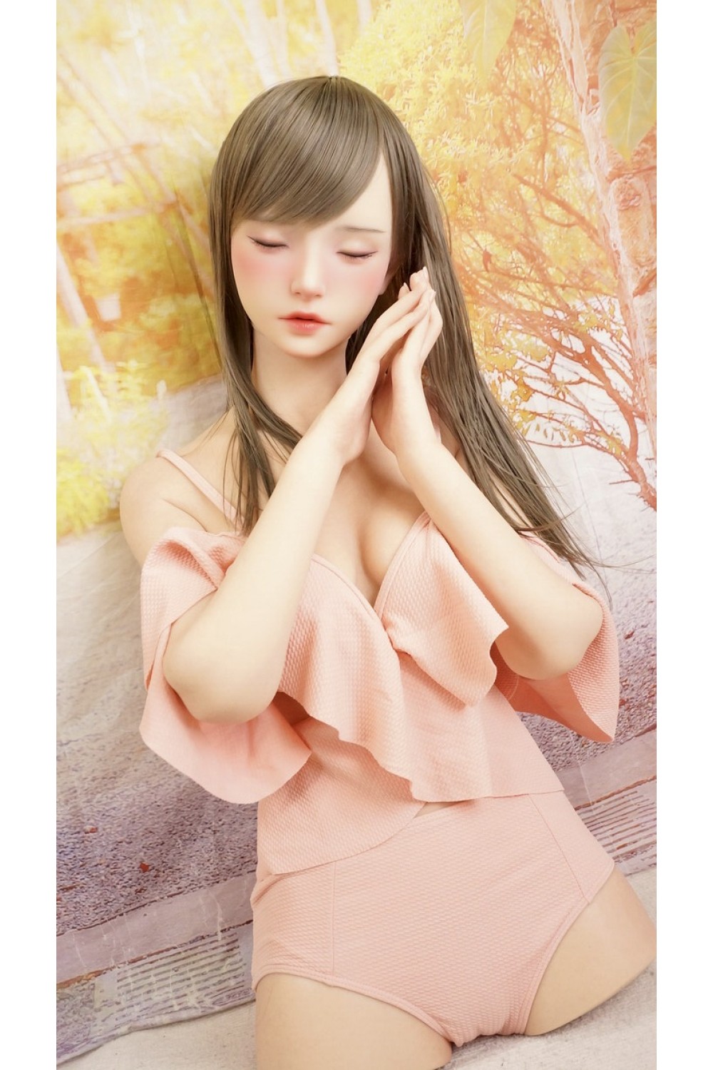 【O初心者応援パック 国内検品済 新品未使用即納品】 Doll Senior #梦RreamROSシリコンヘッド （口開閉機能付き 眉毛と睫毛植毛式 オーラル機能可能(約10cm) 歯と舌付き） 92cm S46 ソフトゼリーお尻 【 奈也(Not ye) シリーズ】【フルシリコン製】