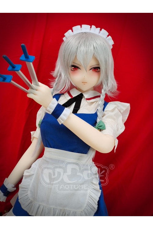 【新品】Aotume Doll アニメドール 155cm Cカップ #103ヘッド 咲夜コス ヘッド及びボディー材質選択可能 AOT 0056