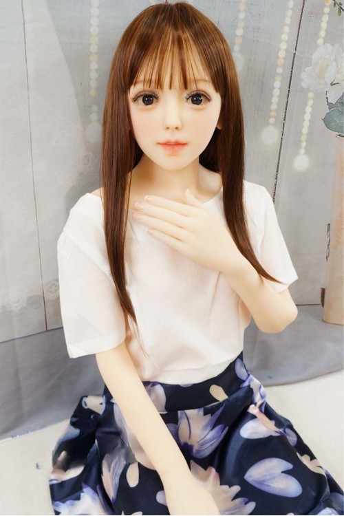 【初心者応援パック 美品】Real Girl (A工場製) #51ヘッド 138cm 貧乳 衣装付属 ヘッド職人メイクOP 固体胸 自立加工OP 視点移動 EVO新骨格 肌色 ナチュラル