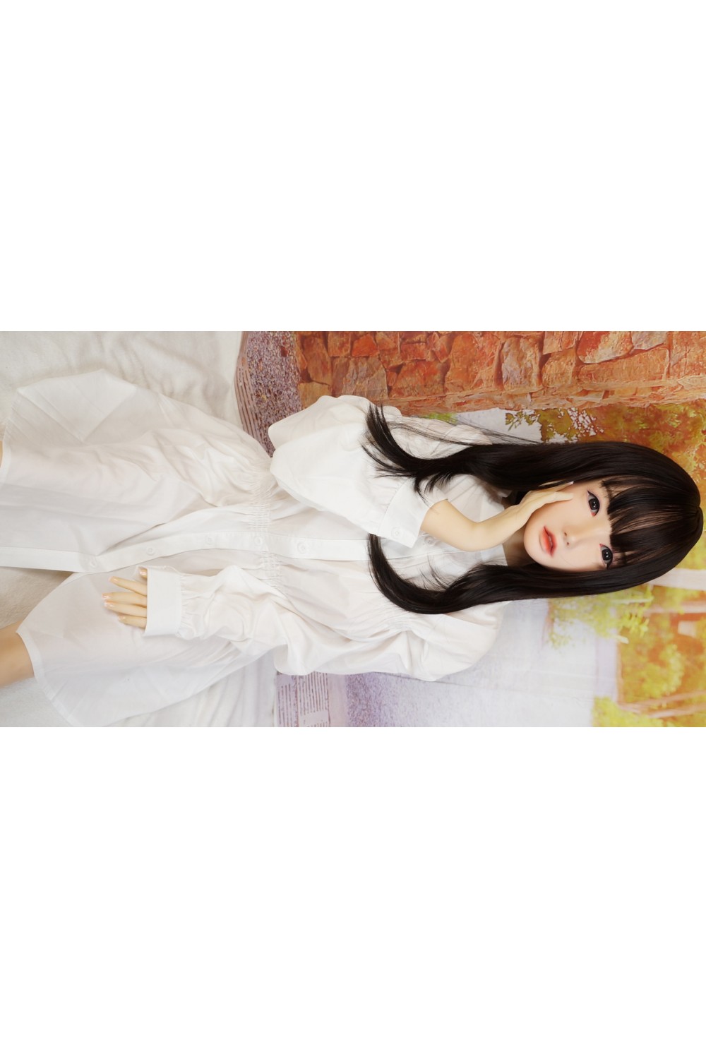 Real Girl #R36 シリコンヘッド 148cm Cカップ 衣装付属 ゼリー胸 硬めシリコンヘッドOP 職人メイクOP 眉毛睫毛植毛 自立加工OP 視線移動 EVO骨格 肌色 ナチュラル
