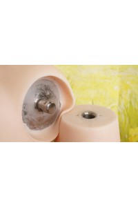 【O初心者応援パック 中古超美品ホール未使用品】J-cute #AGD01 澪（ミオ）軟性シリコンヘッド 149cm バスト平 フルシリコン製