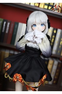 【新品】MOZU DOLL 85cm Aカップ 鲸鱼娘 西丝特 (中国のくじら娘系Vチューバー) コスプレ ソフトビニール製頭部 TPE製ボディ 肌色＆眼球色＆メイク＆ウィッグ＆衣装は宣材写真と同じ 6kg MOZU 0020