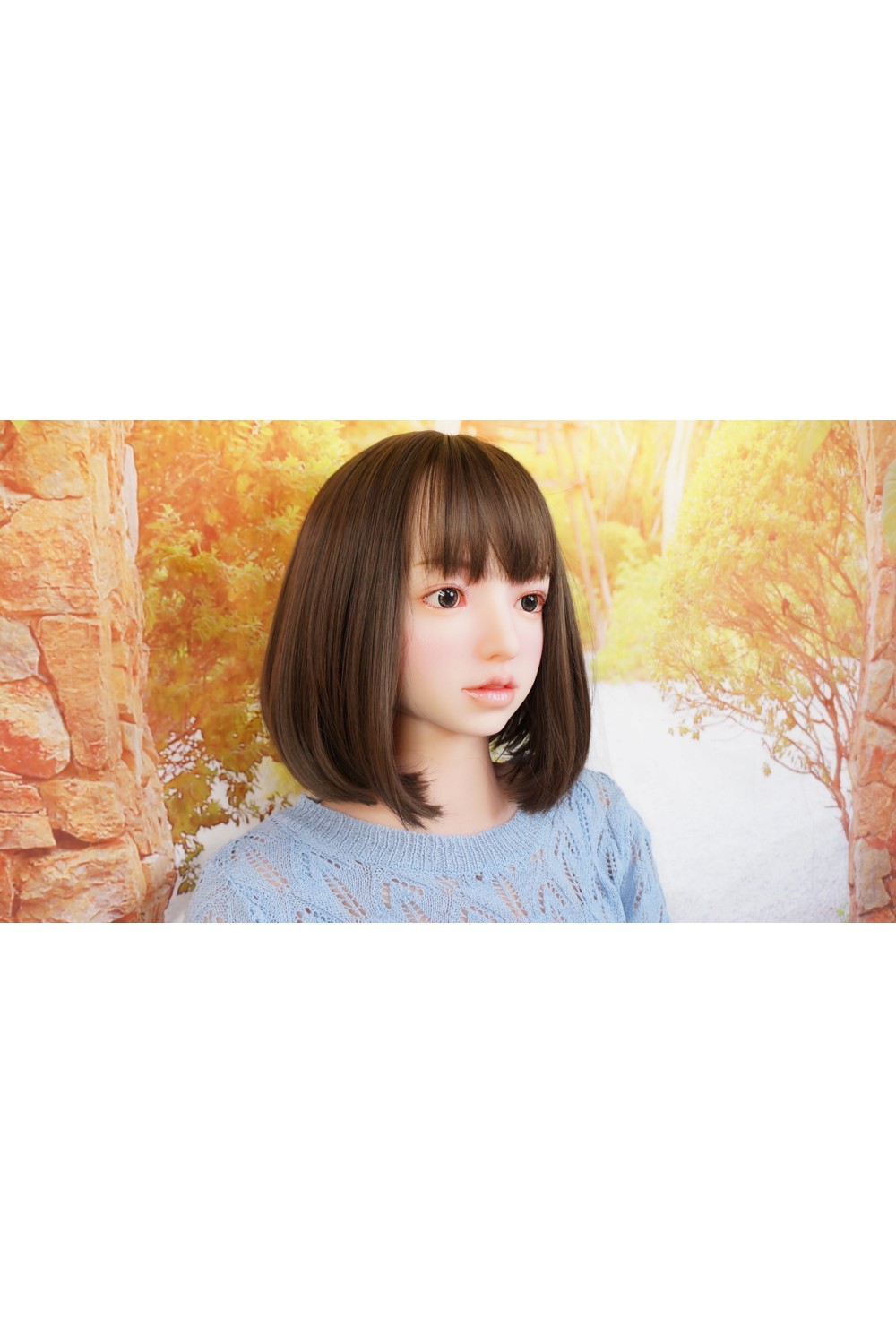 XYcolo Doll #Mina美娜＋ #Yinan依楠 シリコンヘッド2つ付属 163cm Cカップ オーガニックシリコン リアルメイク 植毛仕様OP 視点移動 指関節 新骨格 肌色 ナチュラル
