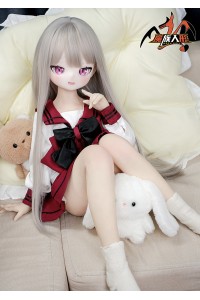【新品】MOZU Doll【A級】85cm 奈奈（Nona）ヘッド 6kg ソフトビニール製頭部 TPE製ボディ 肌色＆眼球色＆メイク＆ウィッグ＆衣装は宣材写真と同じ 小型で軽量化で収納しやい 使いやすい MOZU 0028
