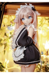 【新品】MW Girl（魔物姫）85cm 亚莉亚 アリアちゃん 5.5kg メイド服 ソフトビニール製頭部 TPE製ボディ 肌色＆眼球色＆メイク＆ウィッグ＆衣装は宣材写真と同じ ピンク髪 MW 0003