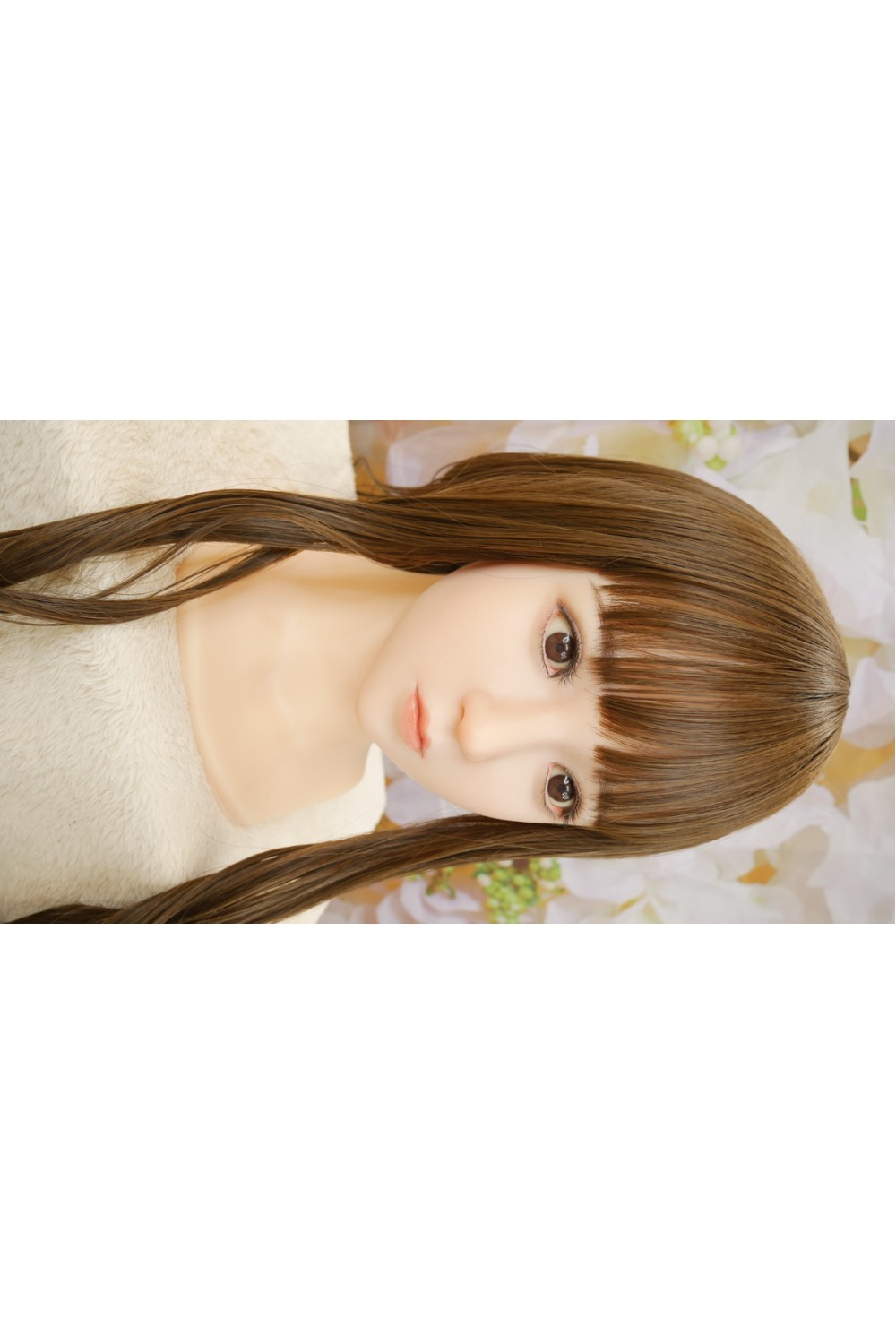【新品未使用品】【マスターピース】世界に一つだけ MZR Doll #オーダーメイド頭部 眉毛と睫毛の植毛 視点移動 シリコンヘッド単品