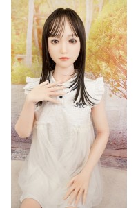 【中古】【初心者応援パック 中古美品】 WAXDOLL #GF01Z硬質シリコンヘッド 148cm AAカップ 旧型 リアルメイク付き 軽量化ボディ【フルシリコン製】