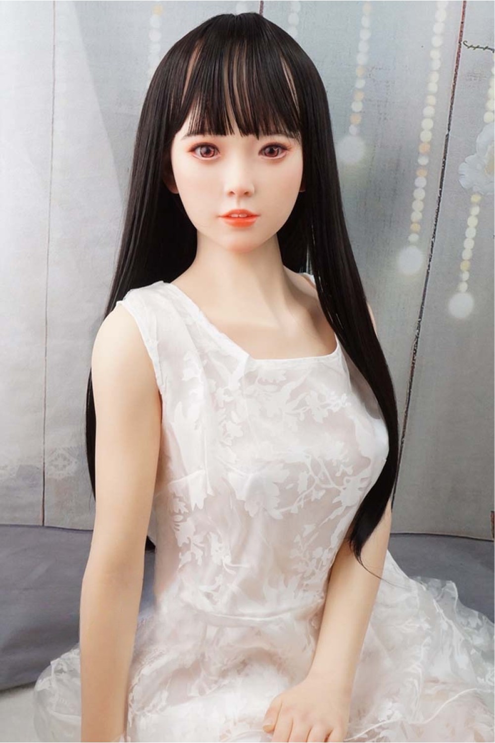 【O初心者応援パック 新古超美品ホール未使用品】My Loli Waifu #美亜Mia硬めシリコンヘッド 148cm Bカップ フルシリコン製