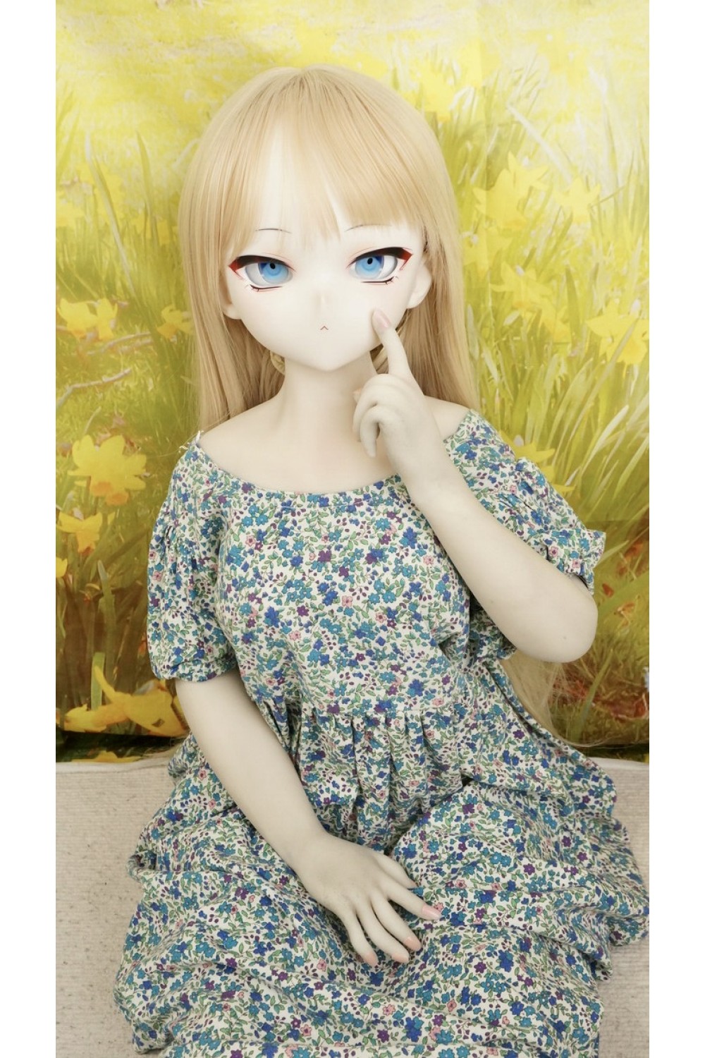 【中古】【中古美品】MOZU DOLL#薄荷ちゃんソフトビニール製ヘッド115cm バスト大