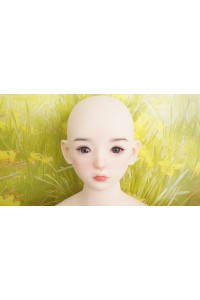 【中古】【初心者応援パック 新古超美品】JYDOLL #如意（ruyi）硬質シリコンヘッド＋WAXDOLL 新型 106cm バスト平リアルメイク付き 【フルシリコン製】
