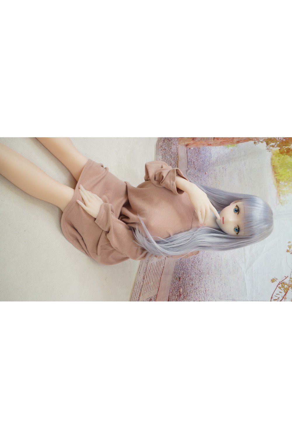 【中古】DollHouse168 (IROKEBIJIN 色氣美人) #Shiori(栞)Bヘッド 110cm Gカップ 新骨格 肌色 ホワイト