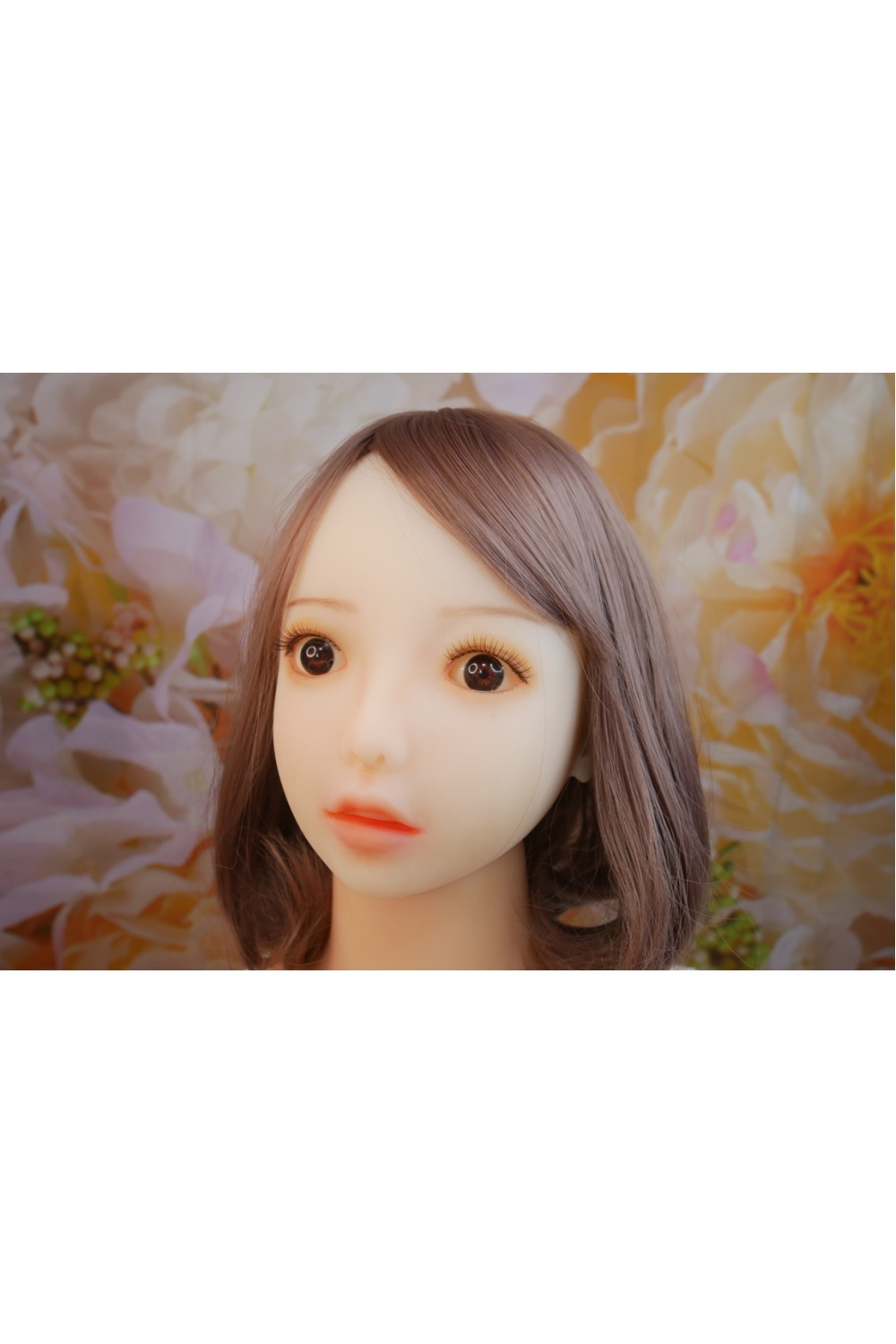 【当店オリジナルメイク 美品】MOMODOLL#亜記 ヘッド単品 M16ジョイントボルト 肌色 ホワイト