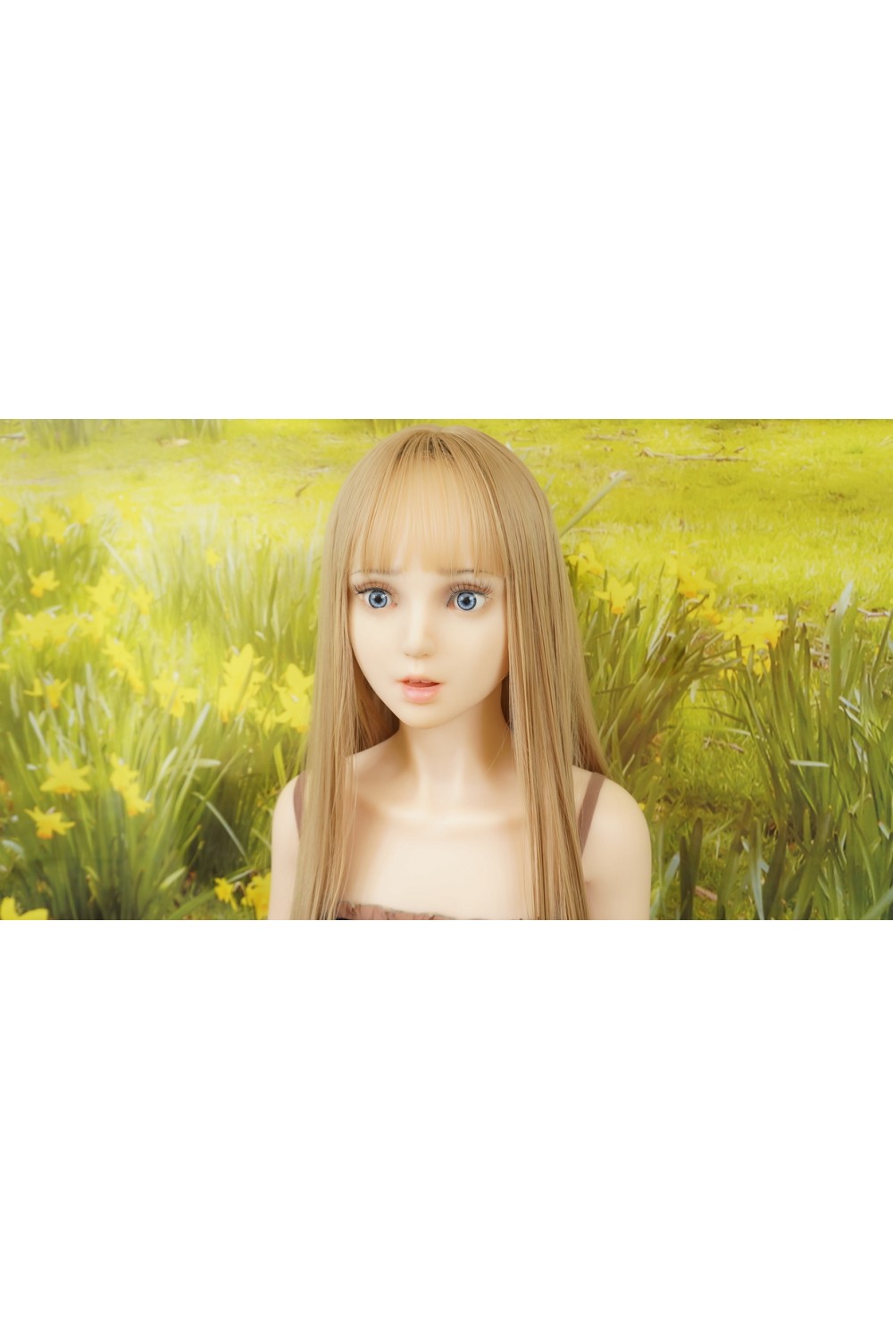 【中古】EXDOLL（アルテトキオ）#Annaアナ ヘッド145cm（小胸）ネイル（付け爪）OP 指ワイヤー加工OP 視点移動OP 骨格：グリップタイプ 肌色 クリーム
