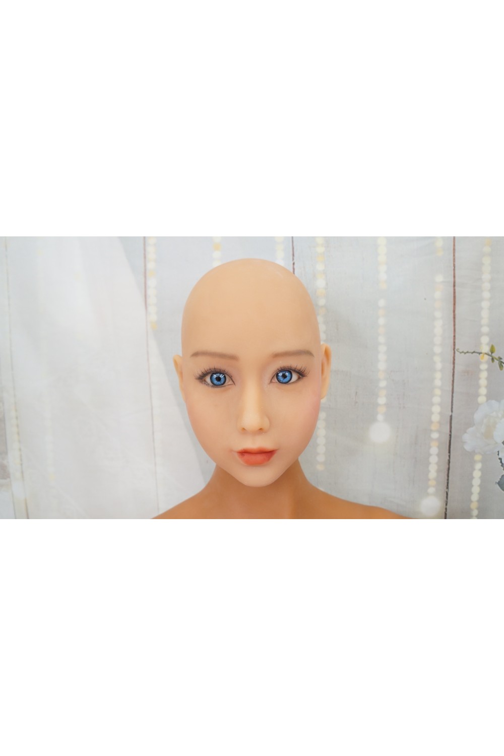 【中古】TPEドール #74ヘッド 160㎝ Iカップ 中空胸 自立加工 新骨格 肌色 日焼け
