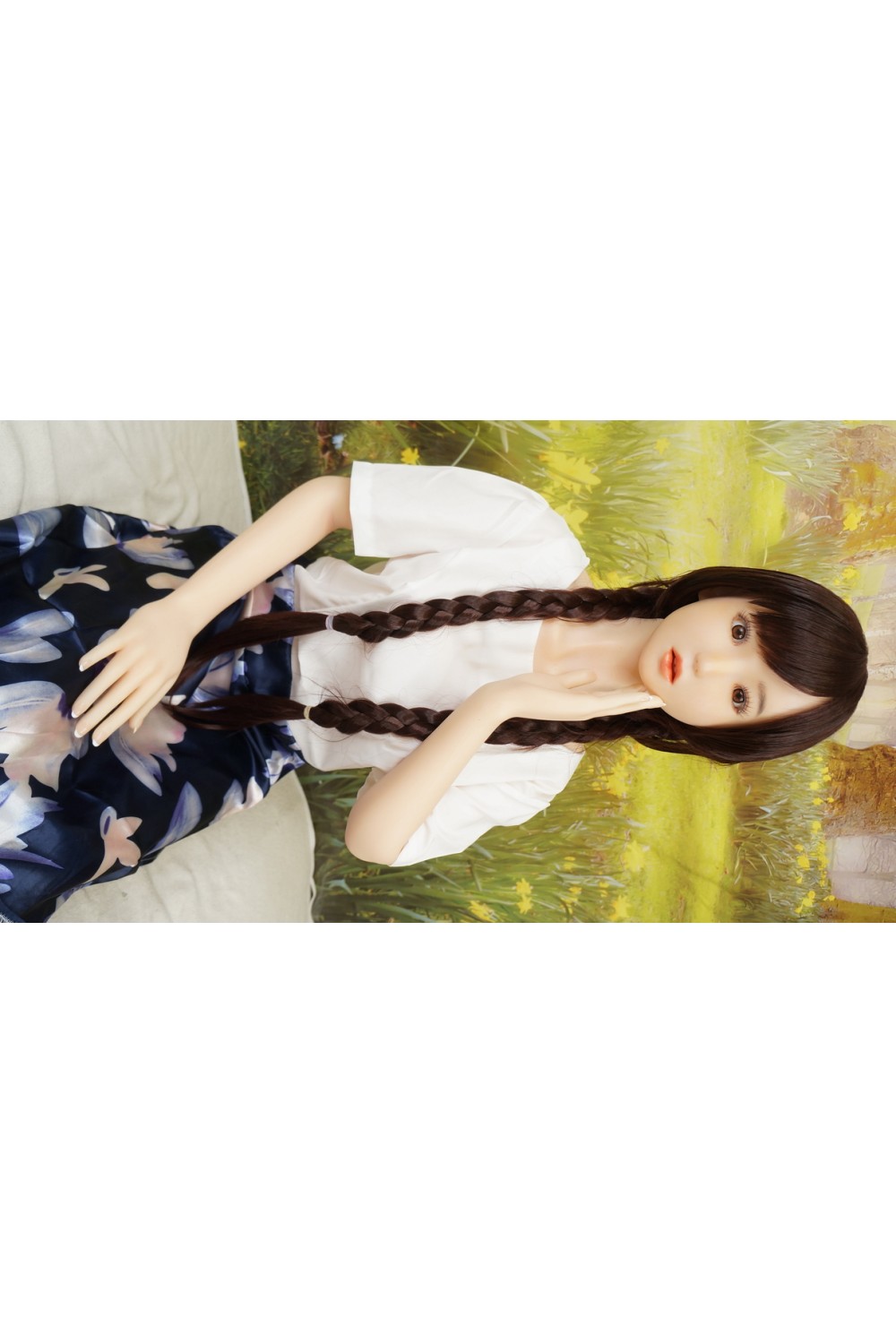 【初心者応援パック 美品】EXDOLL（アルテトキオ）#Wakana(Type E)ヘッド145cm 普通胸 衣装付属 ネイル（付け爪）OP 指ワイヤー加工OP 視点移動OP 骨格 グリップタイプ 肌色 クリーム