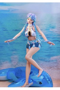 【新品】Sino Doll 小柄ダッチワイフ 戦闘機 143cm Cカップ 巨乳 S56 凛白(Linlan)ヘッド フルシリコン製 元気で明るいカラフルなファッションが特徴のドーパミンガール SINO 0020