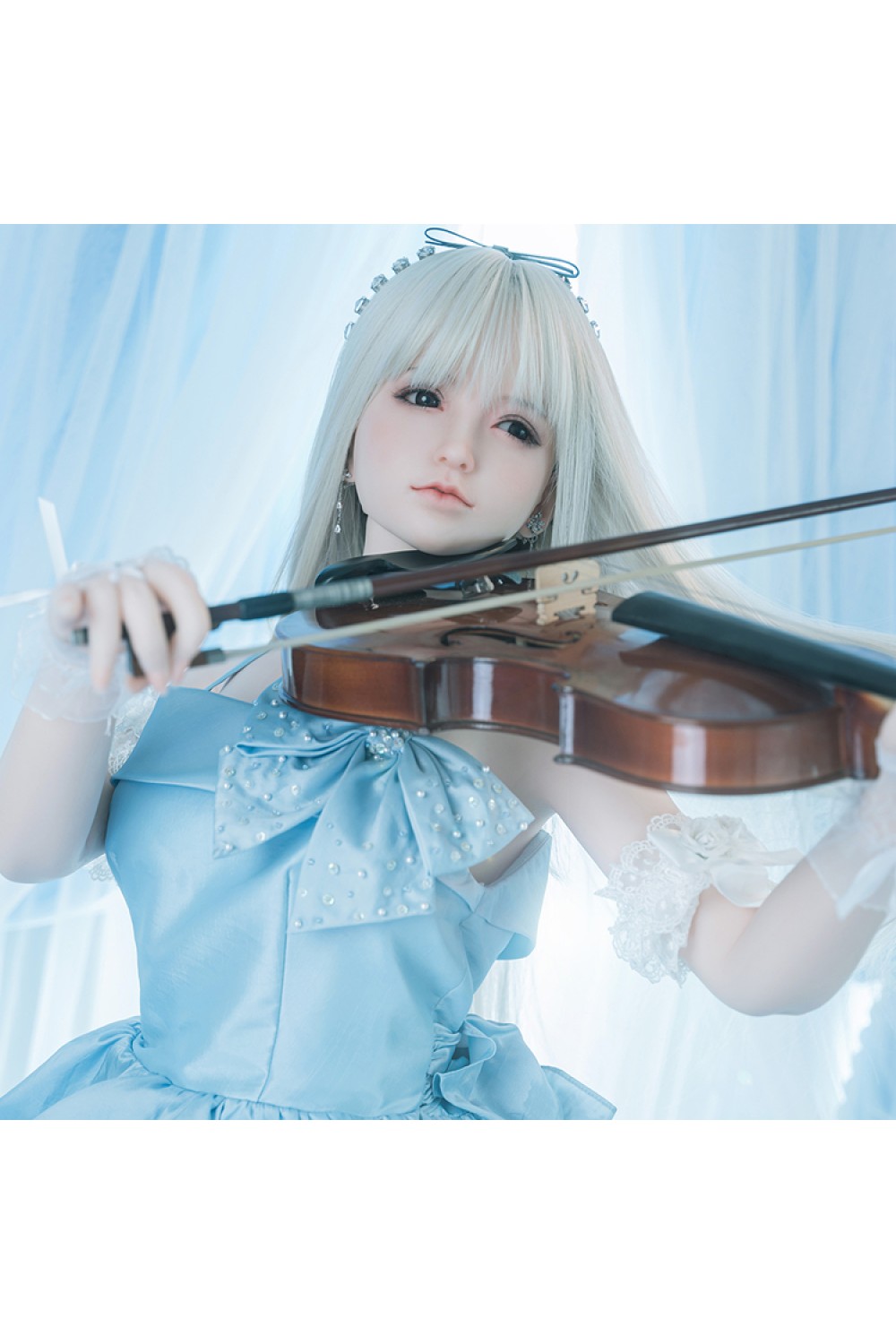 【新品】フルシリコン製ラブドール Sanhui Doll 145cm Dカップ A11ヘッド お口開閉機能選択可 SAN 0083
