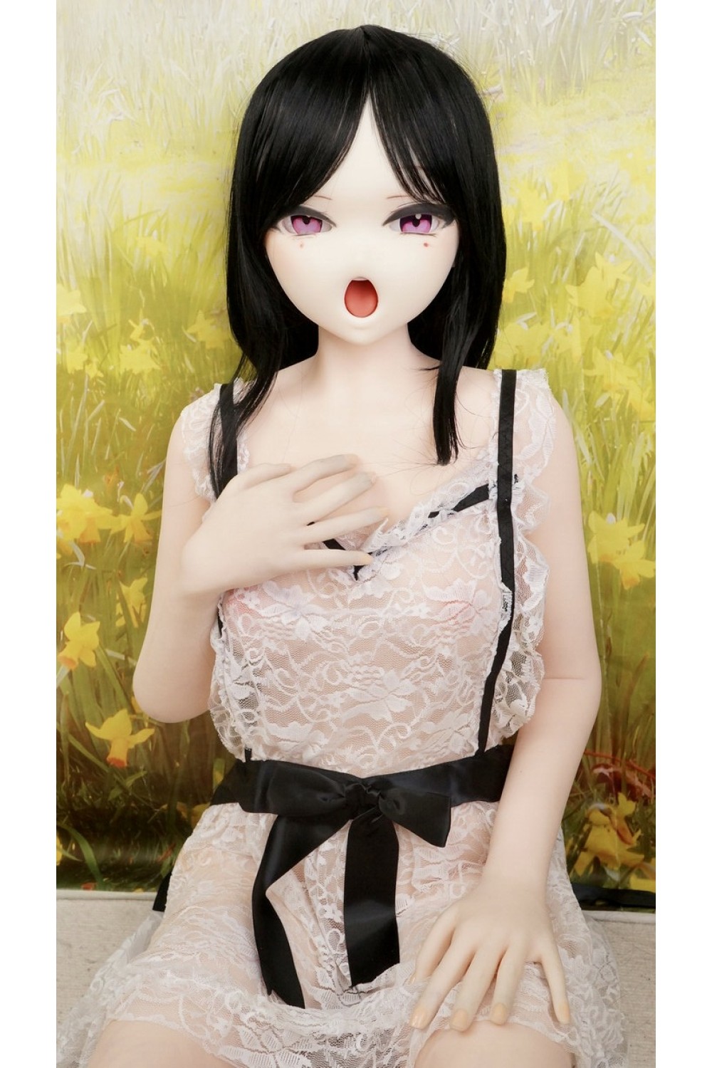 【中古】【初心者応援パック 中古超美品】MOZU Doll #星火（Xinghuo)ちゃん軟性シリコンヘッド（舌と歯付き、フェラ可能）OP 148cm Cカップ ゼリー胸OP 【オプション多数】