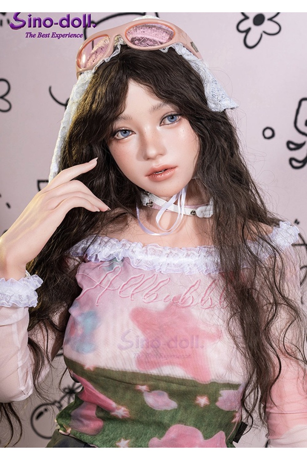 【新品】【Sino Doll 最新作戦闘機 -10%OFF 6月24日まで】164cm Fカップ S66 凛月ヘッド シームレスドール 実践向け 掲載画像はリアルメイク付き 顔は蝋人形メイク付き フルシリコン製ラブドール SINO 0031