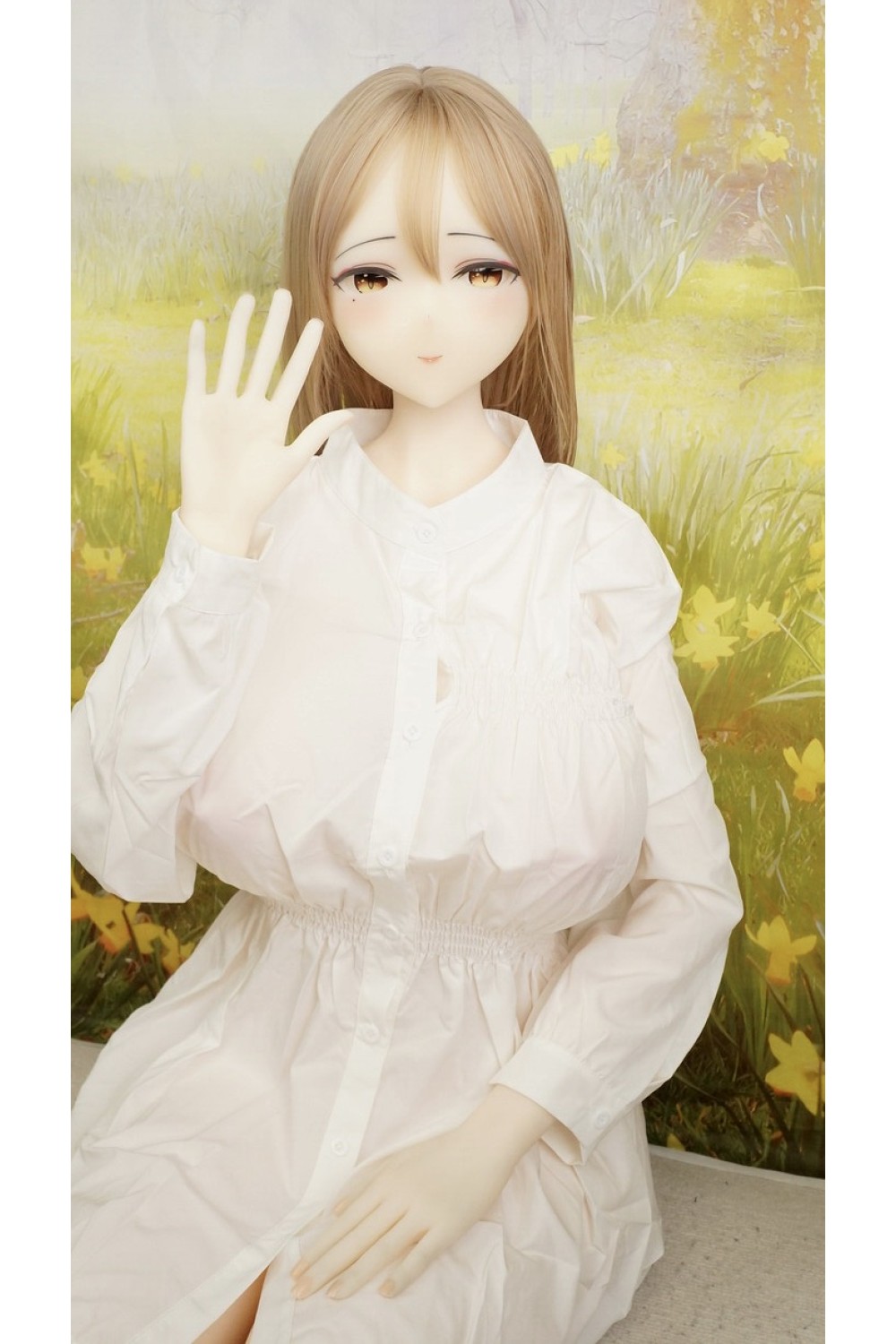 【中古】【O初心者応援パック 新古未使用品】Aotume Doll #131シリコンヘッド 160cm Kカップ 指関節OP