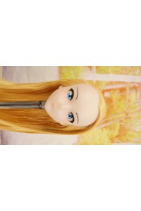 【中古】【O新古超美品】DollHouse168 色気美人 #Rika 髪の毛の植毛OP シリコンヘッド単品(90〜95cm推奨)(金髪)