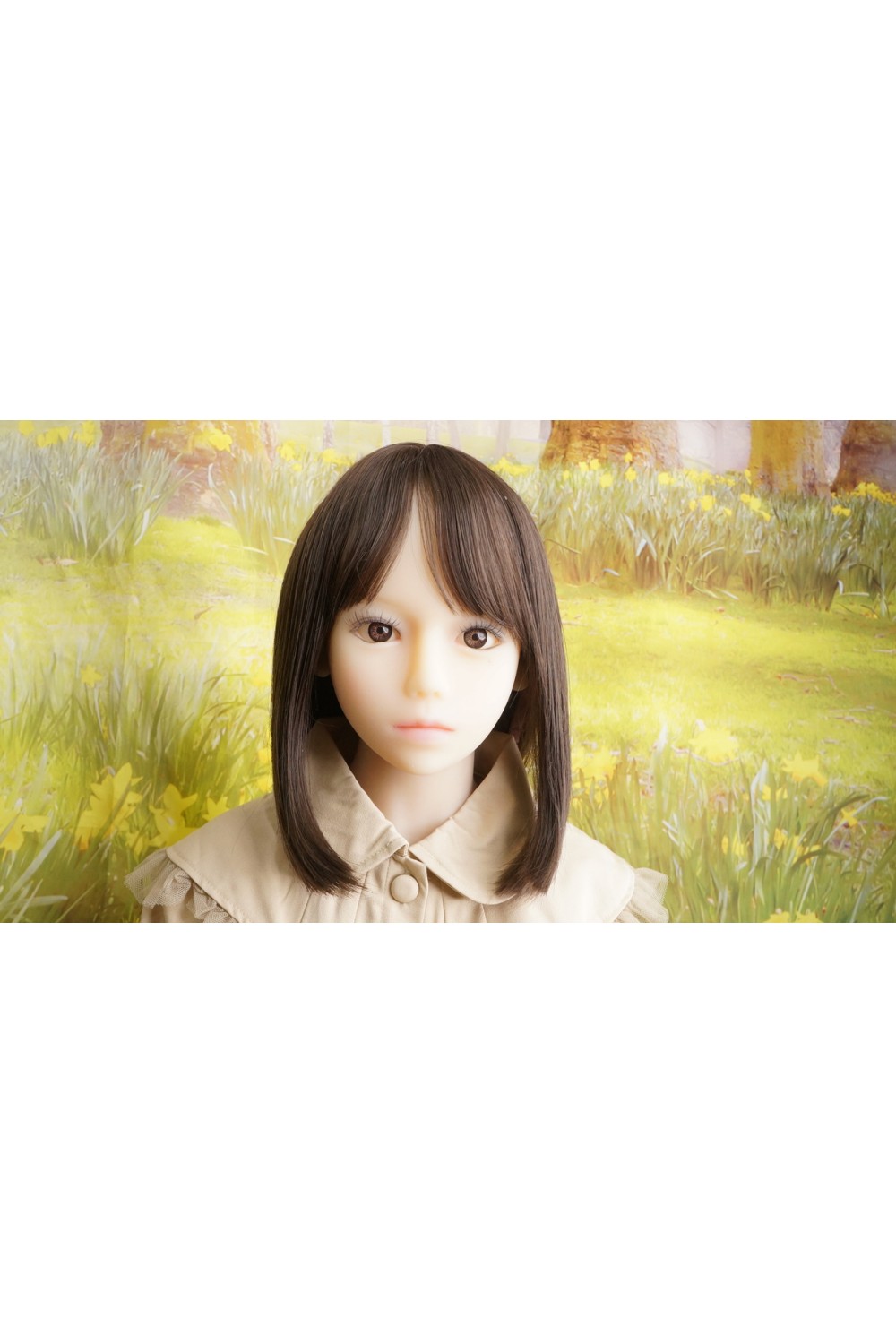【中古】Momodoll #凉子りょこヘッド 138cm Aカップ 一体型舌OP 自立加工OP EVO骨格 肌色 ノーマル