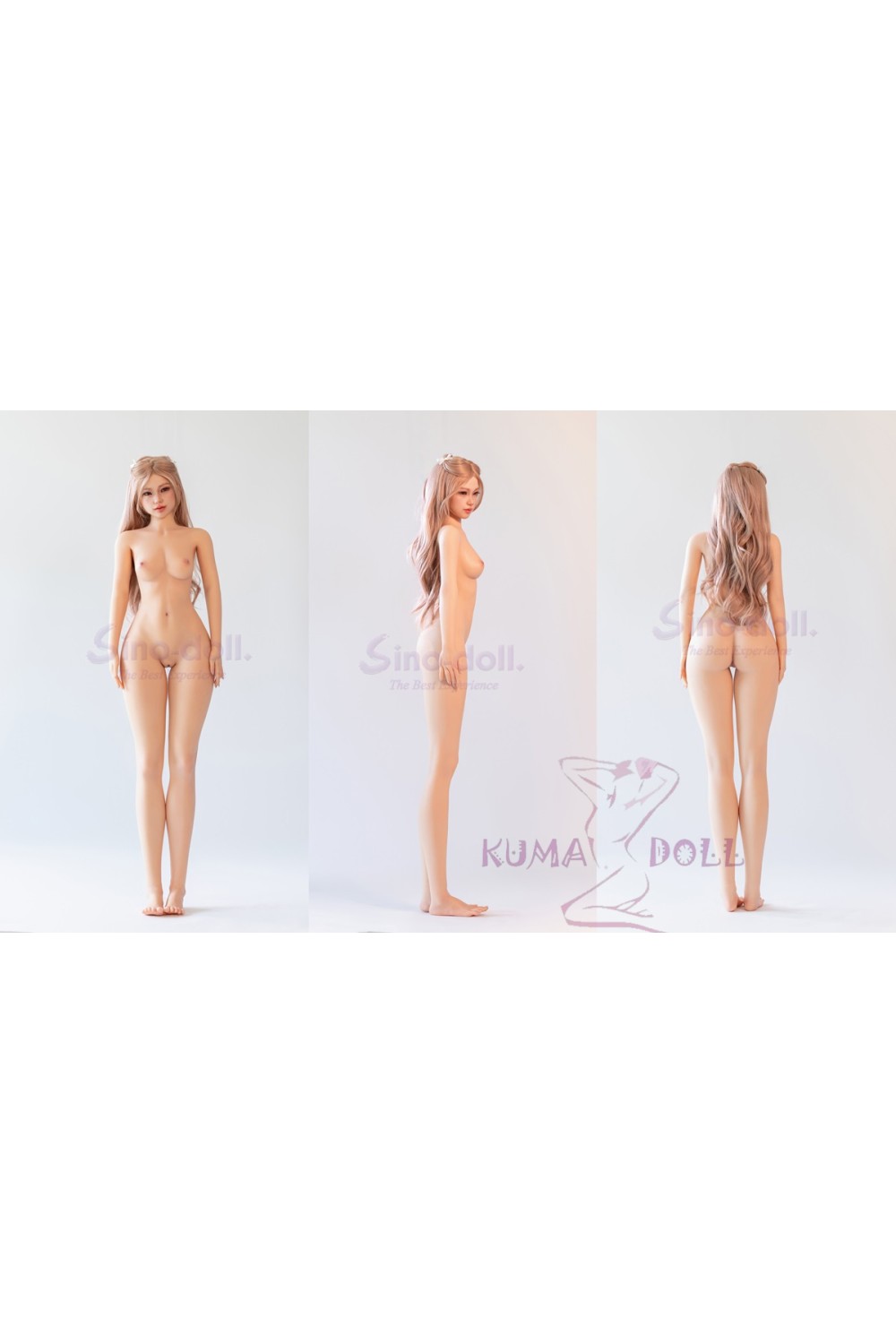 【新品】フルシリコン製ラブドール Sino Doll 実践向け 161cm Bカップ S42 Linxia ヘッド 軽量化 掲載画像はリアルメイク付き 顔は蝋人形メイク付き SINO 0007