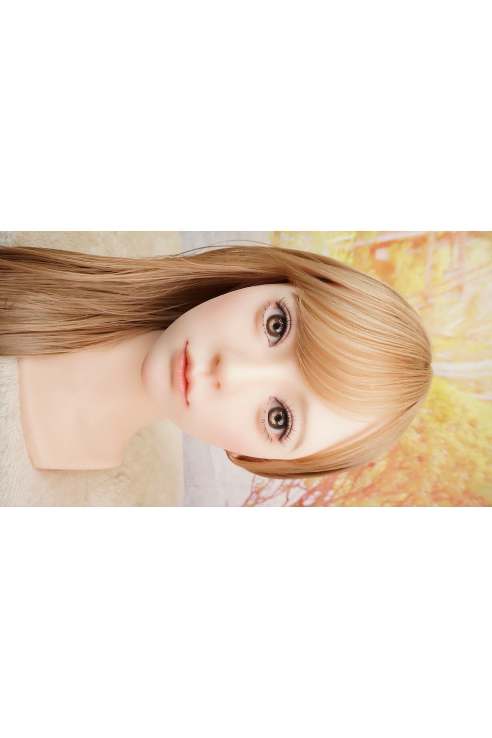 【O国内検品済 新品未開封即納品】蛍火日記 #琉璃メイク①（Liuli)軟性シリコンヘッド（口開閉機能あり、オーラル可能、描く眉毛と付け睫毛）OP 単品(158〜165cm推奨)