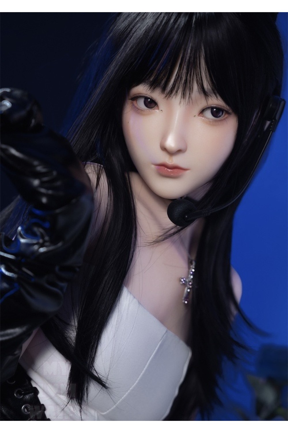 【新品】My Loli Waifu 略称MLW ロり系ラブドール フルシリコン製 148cm Bカップ #91 Fuyukiヘッド クロスネックレス MLW 0073