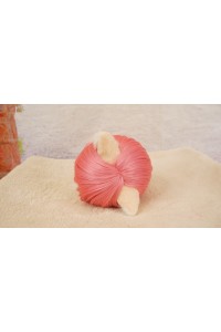 【中古】【O新古超美品】DollHouse168 色気美人 #ネコ娘 髪の毛の植毛OP シリコンヘッド単品(90〜95cm推奨)(ピンク髪)