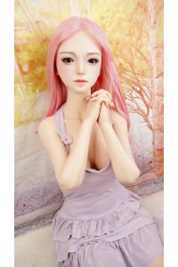 【O初心者応援パック 国内検品済 新品未使用即納品】 YSRDOLL #K-Y32シリコンヘッド お口の開閉機能付き 髪の毛の植毛 148cm Eカップ リアルメイク付き 【フルシリコン製】