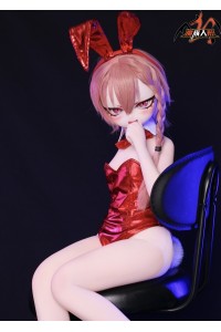 【新品】MOZU DOLL 85cm Aカップ ネルちゃん ソフトビニール製頭部 TPE製ボディ 肌色＆眼球色＆メイク＆ウィッグ＆衣装は宣材写真と同じ 6kg MOZU 0013