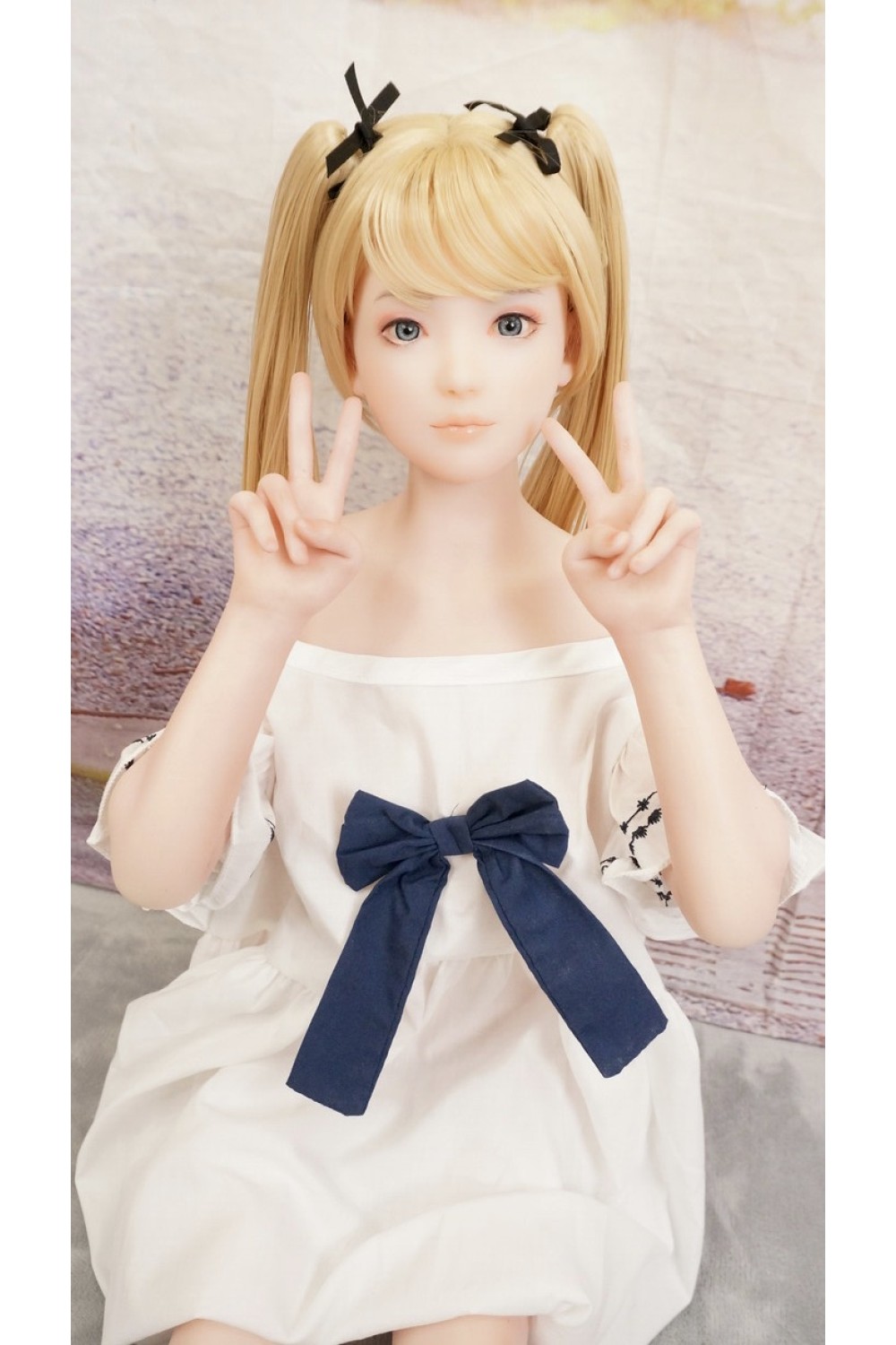 【中古】【O初心者応援パック 中古超美品ホール未使用品】WAXDOLL #GF05硬めシリコンヘッド 85cm バスト平 リアルメイク付き 膣の柔らか仕上げ 【フルシリコン製】