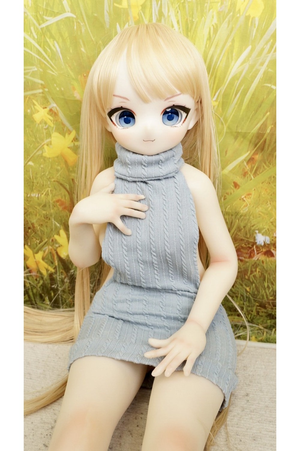 【中古】【初心者応援パック 中古美品】MOZU Doll #きつねちゃんソフトビニール製ヘッド 85cm バスト大