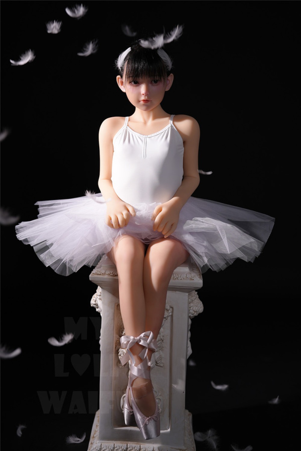 【新品】My Loli Waifu 略称MLWロり系ラブドール 126cm AAカップ シリコンヘッド 希咲 Kisa バレエ娘 掲載画像はシリコンヘッド+TPE材質ボディー ヘッド材質選択可能 メイク選択可能 MLW 0009