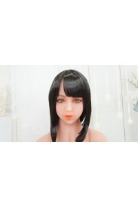 【中古】AIBEI DOLL #194 ヘッド153cm Gカップ ゼリー胸 自立加工OP EVO骨格OP 肌色 ダークブラウン