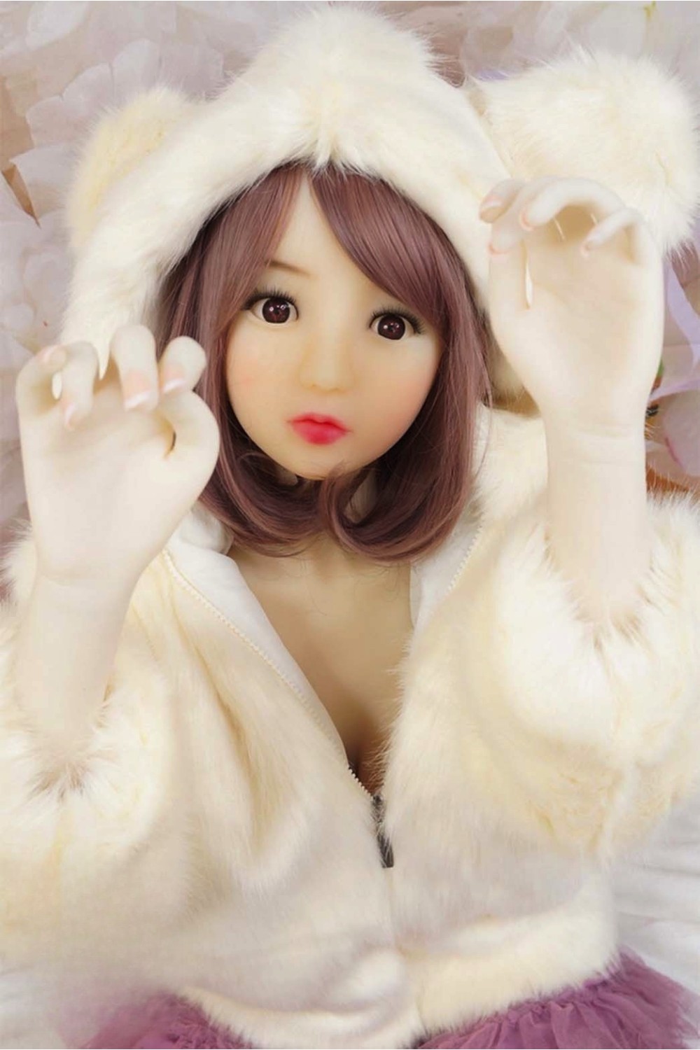 AXB Doll 140cmバスト大 +WMDOLL #225 中空胸 陰毛植毛 自立加工