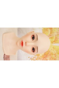 【中古】【O新古超美品 ホール未使用品】Bezlya Doll #珊瑚 高級職人メイクOP 硬質シリコンヘッド単品(155〜161xcm推奨)