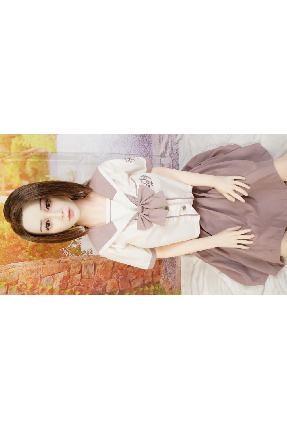 CosDoll #12 シリコンヘッド 148cm 巨乳 中空胸 眉毛、睫毛植毛 髪の毛植毛OP 自立加工OP 視線移動 新骨格 肌色 ナチュラル