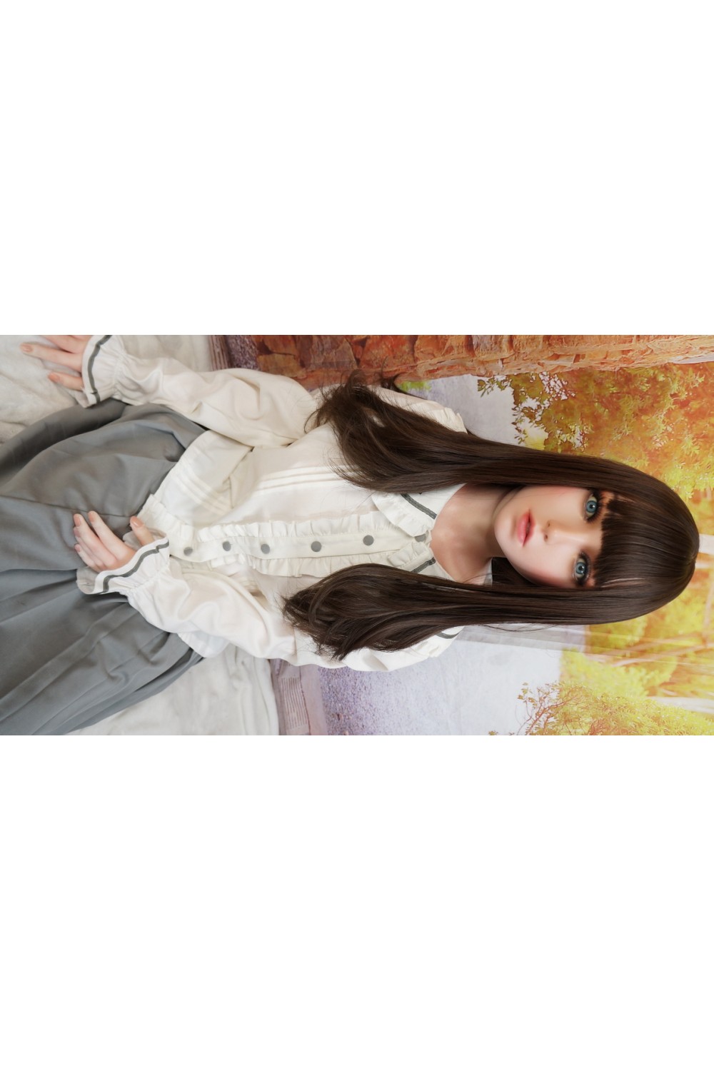RZR Doll #No.9 Ailinna 148cm Cカップ リアルメイク ゼリー胸 各所植毛仕様 指関節 自立加工 視線移動 肌色 ピンク
