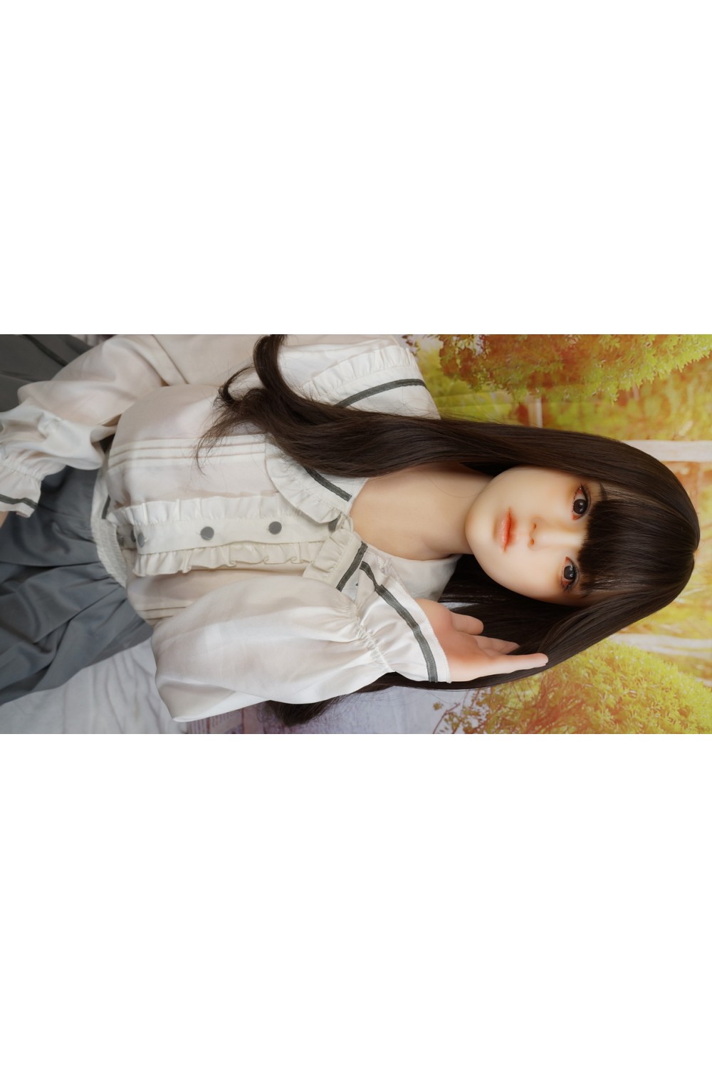 【美品ホール未使用品】Jiusheng Doll #6 TPEヘッド 162cm Dカップ リアルメイクOP 陰毛植毛OP 視線移動 ゼリー胸 肌色 ナチュラル