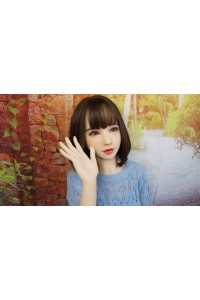 【新古美品ホール未使用品】 Real Girl #R6ヘッド 155cm Cカップ 軽量版ボディ ゼリー胸 高級職人メイク 植毛仕様 自立加工 肌色 ナチュラル
