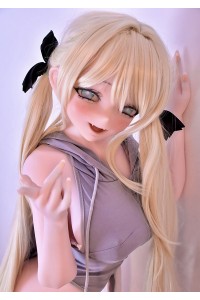 【新品】Elsa Babe 140cm M RAD025-B 二次元 アニメドール フルシリコン製 カスタマイズ可 紫グレーのパーカー EL 0012