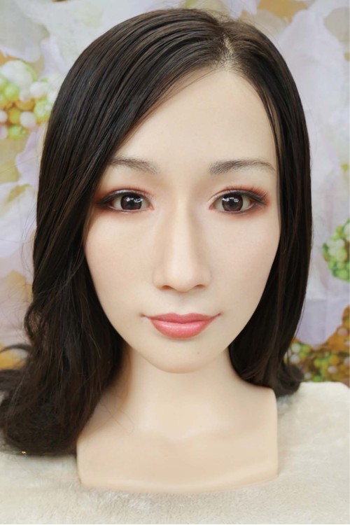 【新品未使用品 】True Idols セクシー女優 #Juliaヘッド 職人メイクOP 眉毛と睫毛の植毛 視点移動 シリコンヘッド単品