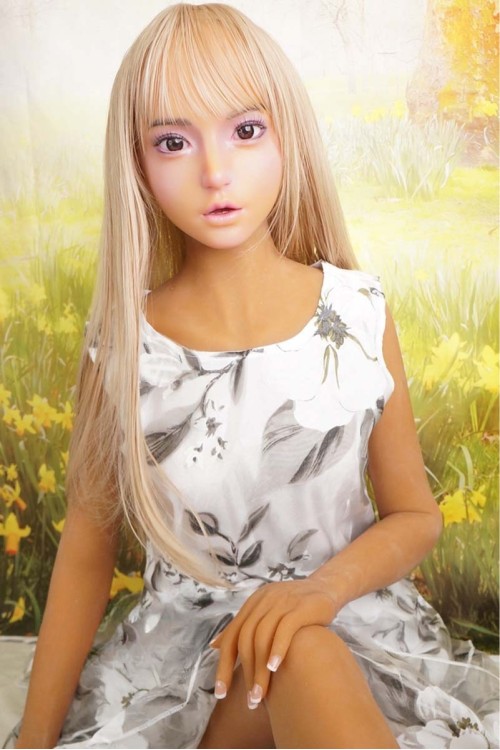【初心者応援パック 超美品】Yearndoll #Y206軟性シリコンヘッド（口の開閉機能付き、リアル口腔構造） 151cm Aカップ ヘッド職人メイク ゼリー胸 視点移動 眉毛と下睫毛の植毛 自立加工OP EVO新骨格 肌色 小麦色