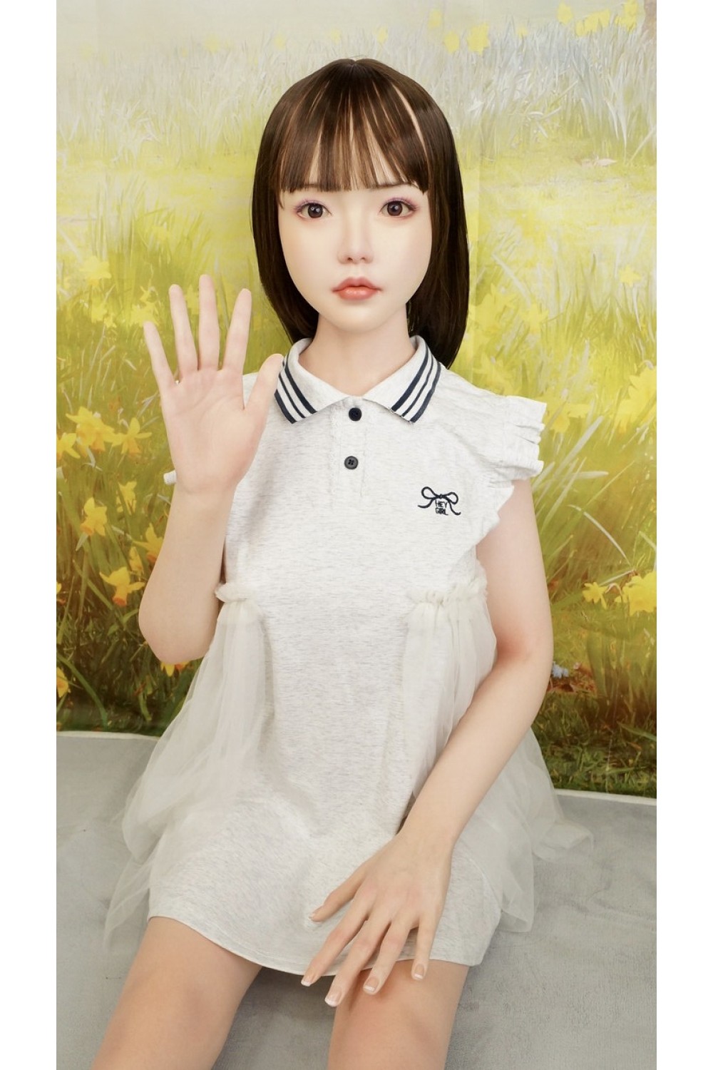 【中古】【初心者応援パック 中古超美品】FUDOLL #7硬めシリコンヘッド 148cm Dカップ 指関節あり 自立加工OP 軽量化ボディ リアルなボディメイク 【フルシリコン製】