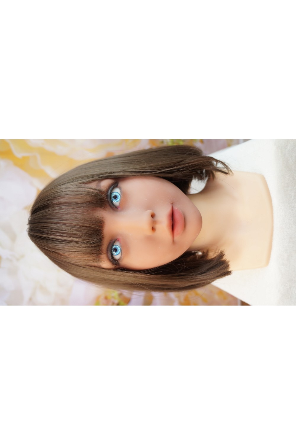 WMDOLL #233 TPEヘッド単品 M16ジョイントボルト 肌色 ダークブラウン